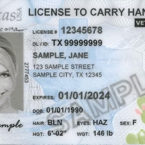 Texas License To carry A Handgun